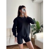 Oversize Basic Sweat - SİYAH