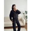 Oversize Gömlek & Pantolon Takım - SİYAH