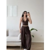 Premium Şalvar Pantolon - KAHVE
