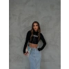 Rockmore Zincir Detay Crop Bluz