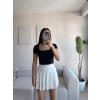 Sandy Şort Etek - BEYAZ