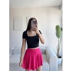 Sandy Şort Etek - FUŞYA