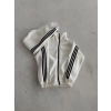 Şerit Detay Unisex Eşofman Takımı-BEYAZ