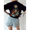 Sırt Baskı Unisex Oversize T-shirt