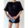 Sırt Baskı Unisex Oversize T-shirt