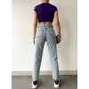 Taş İşlemeli Yüksek Jean