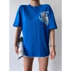 Tokyo Japan Unisex Oversize T-shirt-MAVİ