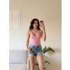 Yıldız Aksesuar Bodysuit - PEMBE