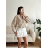 ZR Bomber Kaşe Ceket - BEJ