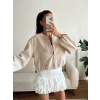 ZR Bomber Kaşe Ceket - BEJ