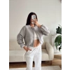 ZR Bomber Kaşe Ceket - GRİ