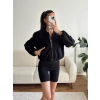ZR Bomber Kaşe Ceket - SİYAH