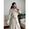 ZR Yaka Detay Trençkot - BEJ