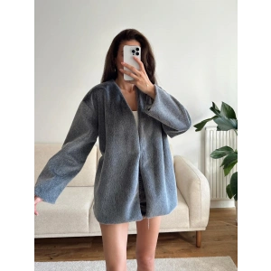 Gold Fox Kaşe Kaban - FÜME