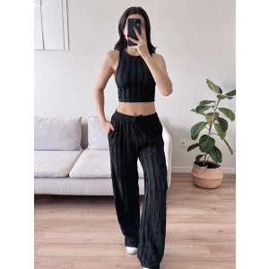 Halter Fitilli İkili Takım - SİYAH