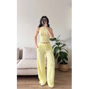 Halter Fitilli İkili Takım - SARI