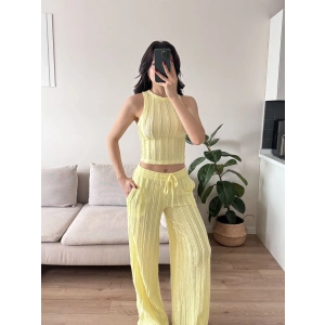 Halter Fitilli İkili Takım - SARI