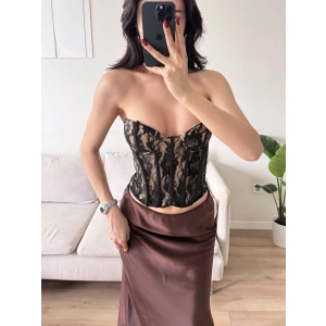 Amara Straplez Dantel Korse Büstiyer