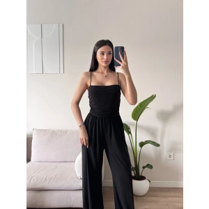 Askılı Salaş Tulum - SİYAH