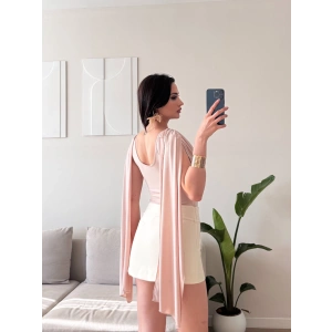 Drapeli Pelerin Bodysuit - EKRU