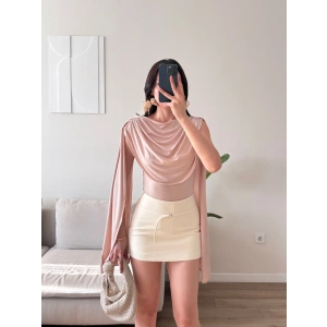 Drapeli Pelerin Bodysuit - EKRU