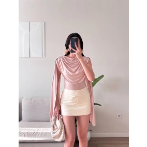 Drapeli Pelerin Bodysuit - EKRU