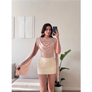 Drapeli Pelerin Bodysuit - EKRU