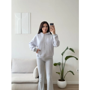 Angel Baskı Oversize Sweat - GRİ