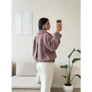 Balıksırtı Premium Bomber Ceket - BORDO
