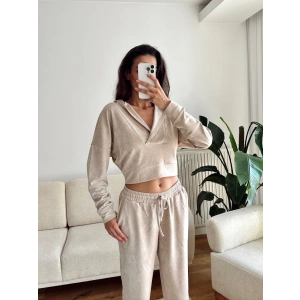 Batik Modal İkili Takım - BEJ