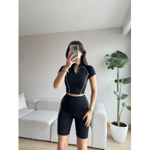 Biyeli Biker Taytlı Takım