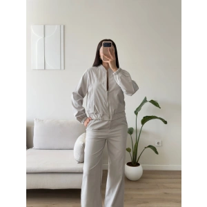Bomber Ceket Pantolon Takım - GRİ