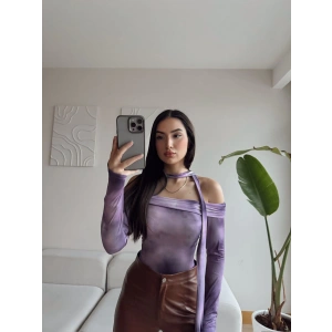 Boyun Bağlamalı Sandy Crop - LİLA