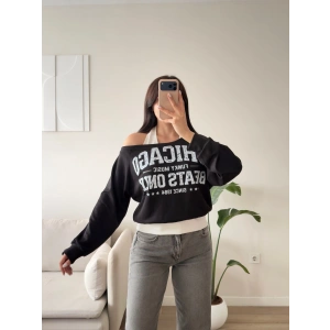 Chicago İki Parça Sweat - SİYAH