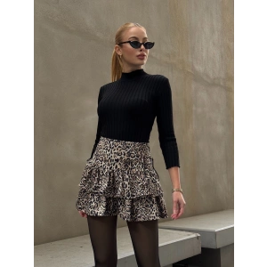 Kuşgözü Mini Etek - LEOPAR DESEN