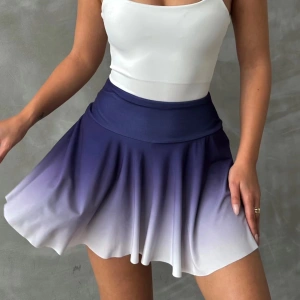 Dijital Şort Etek - MOR