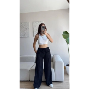 Fitilli Yüksek Bel Pantolon