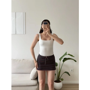 Halter Çıtçıtlı Bodysuit - BEYAZ