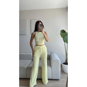 Halter Fitilli İkili Takım - SARI