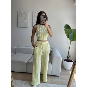 Halter Fitilli İkili Takım - SARI