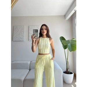 Halter Fitilli İkili Takım - SARI
