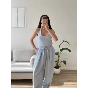 Halter Yaka Jogger Tulum - BEBE MAVİSİ