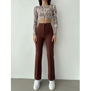 Jakar Palazzo Pantolon - KAHVE