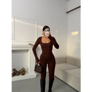 Kare Yaka Tulum - KAHVE