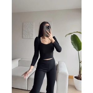 Karpuz Kol&Pantolon Kaşkorse Takım - SİYAH