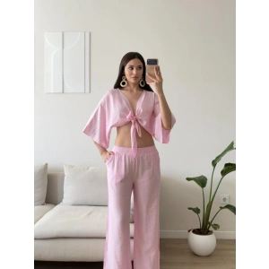 Keten Bağlamalı Takım - PEMBE