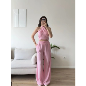 Keten Halter İkili Takım - PEMBE