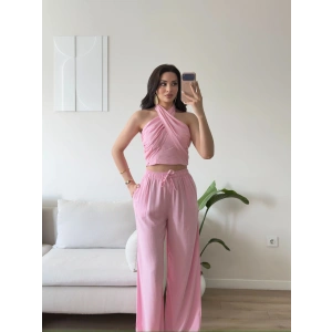 Keten Halter İkili Takım - PEMBE