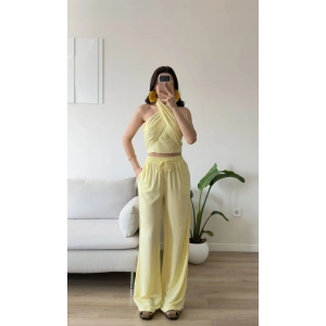 Keten Halter İkili Takım - SARI