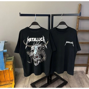 Kuru Kafa Metallica Unisex Oversize T-shirt
